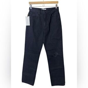 NEW SLVRLAKE black denim jeans London 28 distressed